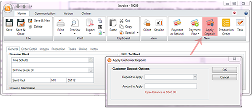 FAQ - Deposits vs. Credit Balances in Stratus - screenshot 2