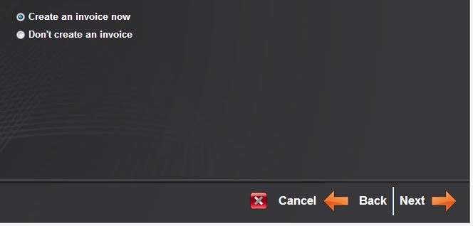 Creating a Session Invoice in Stratus - screenshot 1