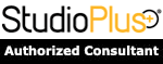 StudioPlus Authorized Consultant badge